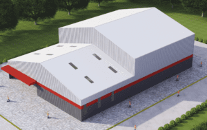 Render Image of PEB Building